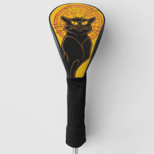 Couvre-club De Golf Theophile Steinlen - Le Conversation Noir Vintage