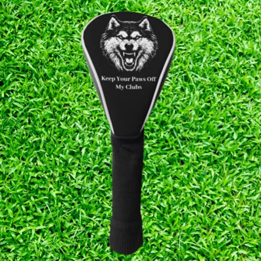 Couvre-club De Golf Thoughtful wolf Gift
