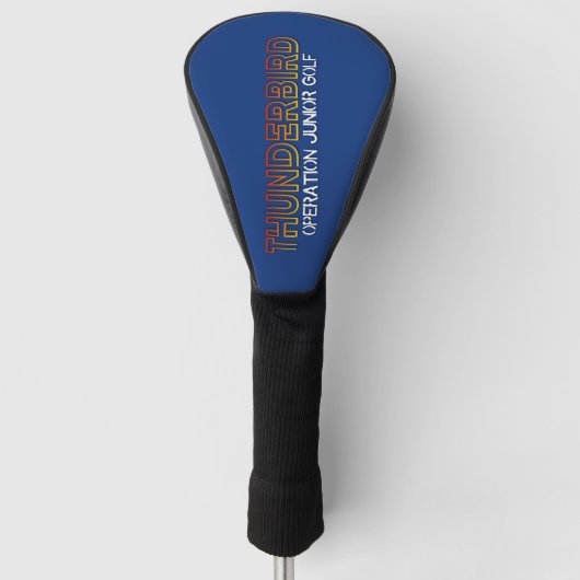 Couvre-club De Golf Thunderbird Golf Junior Tour Headcover (Devant)