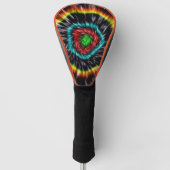 Couvre-club De Golf Tie Dye Black Opal, (Devant)