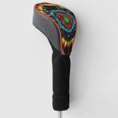 Couvre-club De Golf Tie Dye Black Opal, (Incliné)