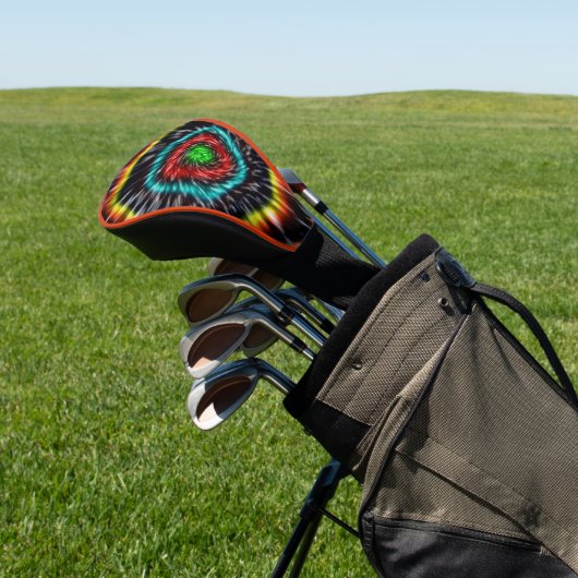Couvre-club De Golf Tie Dye Black Opal, (In Situ)