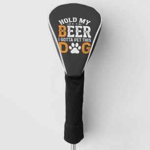 Couvre-club De Golf Tiens Ma Bière Amateur de Chien