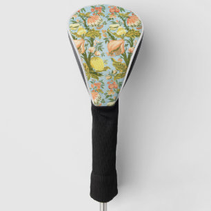 Couvre-club De Golf Tissu damassé classique baroque floral fruit