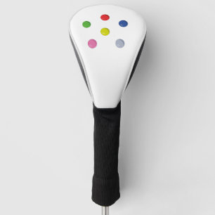 Couvre-club De Golf TÍTULO : Ensemble de balles colorées
