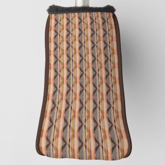 Couvre-club De Golf Tons Terre Beige Brown Style Tissu Boue (Tourné à 90°)