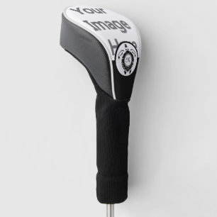 Couvre-club De Golf Tortue de mer de diamant Silhouette Monogramme ave