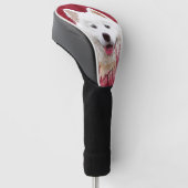 Couvre-club De Golf Totalement adorable, Chien Samoyé (Incliné)