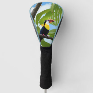 Couvre-club De Golf Toucan tropical dans un arbre
