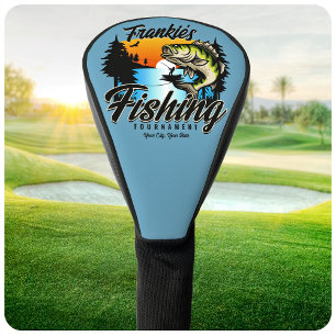 Couvre-club De Golf Tournoi de pêche personnalisé Truite pêcheur
