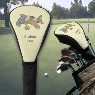 Couvre-club De Golf Toy Airplane Golf Head Cover