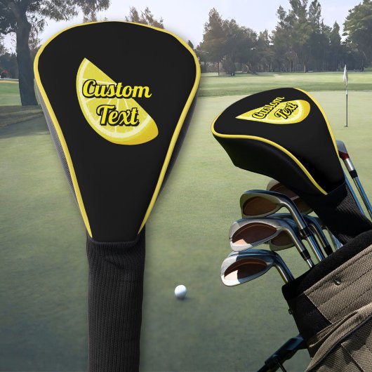 Couvre-club De Golf Tranche de citron