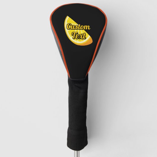 Couvre-club De Golf tranche orange (Devant)