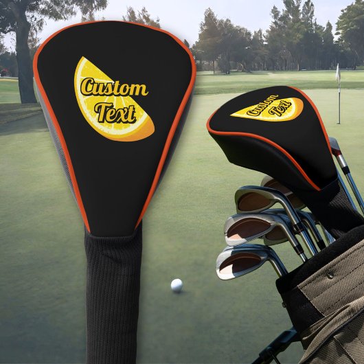 Couvre-club De Golf tranche orange