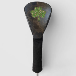 Couvre-club De Golf Trèfle Élégant, imitation cuir trèfle