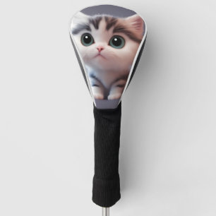 Couvre-club De Golf Très mignon chaton
