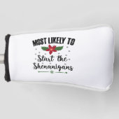 Couvre-club De Golf Très Probable De Commencer Le Noël Des Shenanigans (Devant)