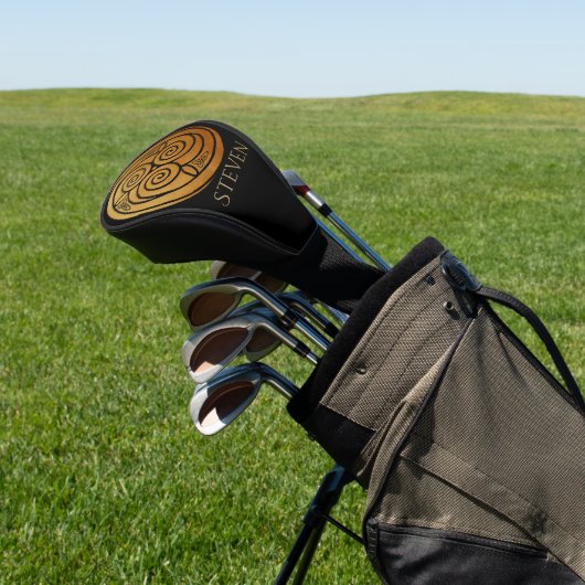 Couvre-club De Golf Triple Celtic Knot Swirl Mandala (In Situ)