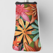 Couvre-club De Golf tropical/hawaïen/floral/fleur (Tourné à 90°)