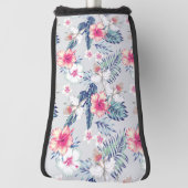 Couvre-club De Golf Tropical Orchid Floral (Tourné à 90°)