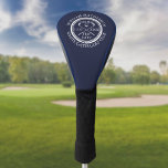 Couvre-club De Golf Trou personnalisé en un bleu marine classique<br><div class="desc">Personalize the name,  location hole number and date to create a great keepsake to celebrate that fantastique c hole in one. Designed by Thisisnotme</div>