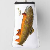 Couvre-club De Golf Truite de Brook et Minnows (Tourné à 90°)