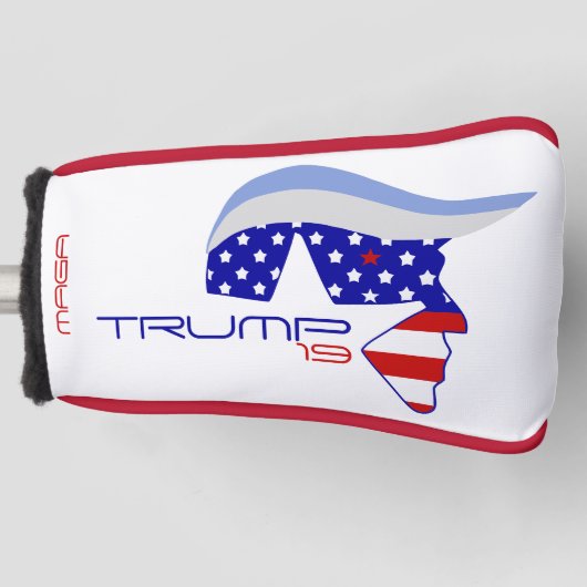 Couvre-club De Golf Trump19 Maga Golf Head Cover (Devant)