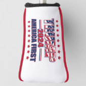 Couvre-club De Golf Trump 2024 Amérique d'abord (Tourné à 90°)