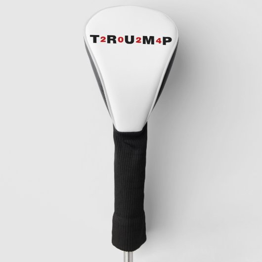 Couvre-club De Golf Trump 2024 Red Golf Head Cover (Devant)
