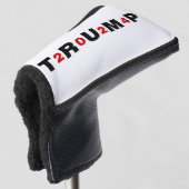 Couvre-club De Golf Trump 2024 Rouge (Devant 3/4)