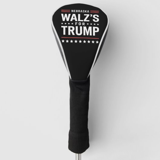 Couvre-club De Golf Trump Vance Walz pour Trump Nebraska (Devant)