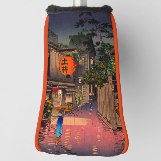 Couvre-club De Golf Tsuchiya Koitsu - Soirée à Ushigome (Tourné à 90°)