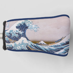 Couvre-club De Golf Tsunami Grande Vague au large de Kanagawa Japon pa