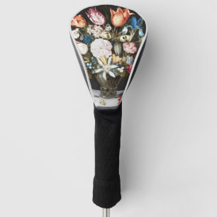 Couvre-club De Golf Tulipes et Roses Hollandaises Antiques de Bosschae