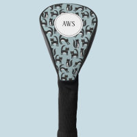 Tuxedo noir et blanc Chat Amusant Motif Golf Head