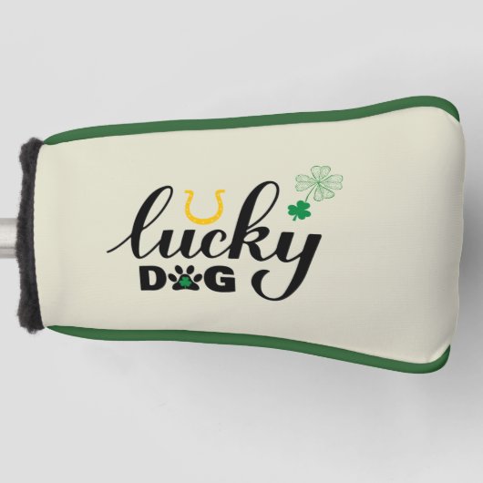 Couvre-club De Golf U Lucky Dog Putter (Devant)