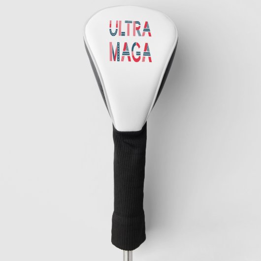 Couvre-club De Golf Ultra MAGA Trump Patriotique Républicain Conservat (Devant)