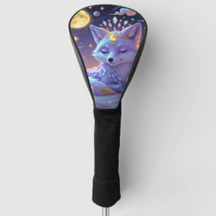 Couvre-club De Golf Un petit Renard de la Lune aux murmures d'étoiles 