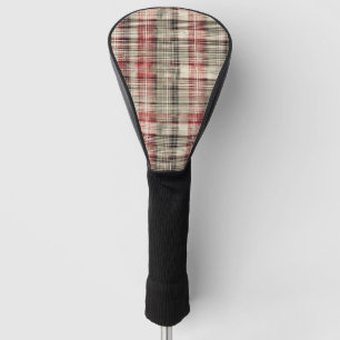 Couvre-club De Golf Un Tartan de Noël Floral Design Series #2