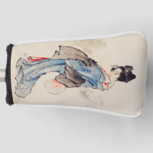 Couvre-club De Golf Une artiste japonaise Vintage en Kimono