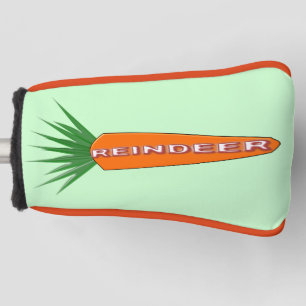 Couvre-club De Golf Une carotte pour la couverture de golf de Christma