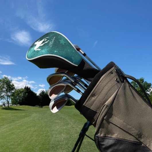 Couvre-club De Golf Unicorne turquoise Couverture personnalisée de la 