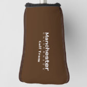 Couvre-club De Golf University Golf Team Brown Golf Head Cover (Tourné à 90°)
