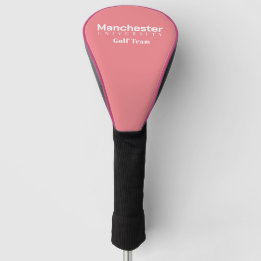 Couvre-club De Golf University Golf Team Pink Golf Driver