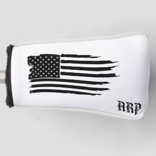 Couvre-club De Golf *~* USA Golf Putter Cover Patriotic Grunge