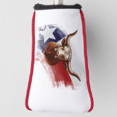 Couvre-club De Golf Vache longhorne du Texas (Tourné à 90°)