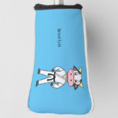 Couvre-club De Golf Vache mignonne en combinaison kung fu (Tourné à 90°)