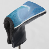 Couvre-club De Golf Vague Bleue Artistique (Devant 3/4)