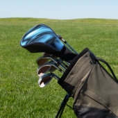 Couvre-club De Golf Vague de soie bleue (In Situ)