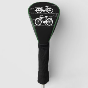 Couvre-club De Golf Vélos Blanc Golf Tête Couverture